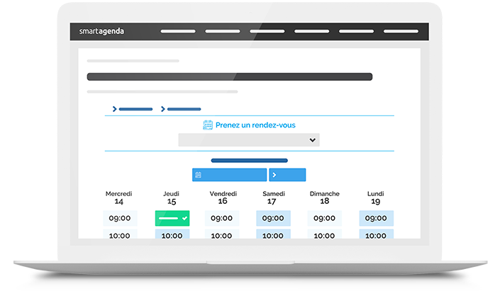 Prise de RDV en ligne