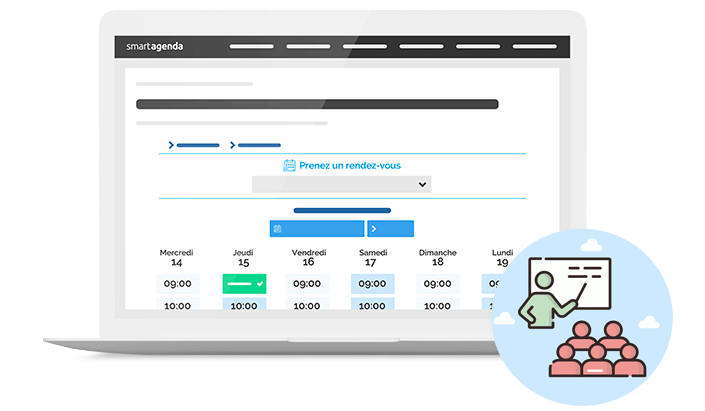 Solution de gestion de planning et RDV en ligne pour votre centre de formation