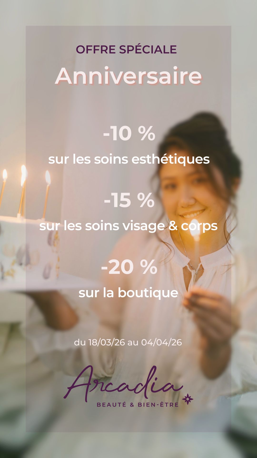 Offre spéciale Anniversaire